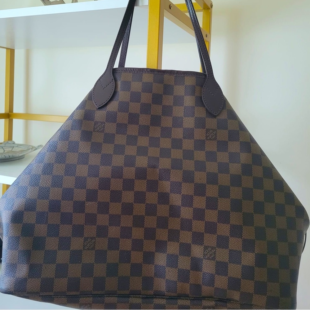 Authentic USED LOUIS VUITTON Neverfull GM  Damier Ebene